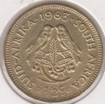 36-114 Южная Африка 1/2 цента 1963г. Латунь