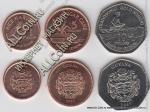 Гайана набор 3 монеты (арт149)