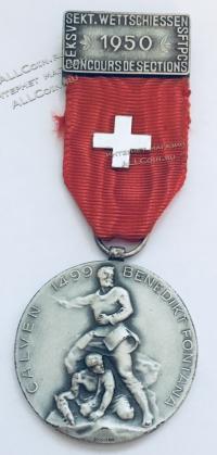 #110 Швейцария спорт Медаль Знаки