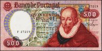 Банкнота Португалия 500 эскудо 1979 года. Р.177(9-1) - UNC