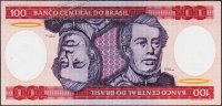 Банкнота Бразилия 100 крузейро 1981 года. P.198а - UNC