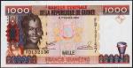 Гвинея 1000 франков 1998г. P.37 UNC