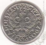 10-44 Польша 50 грошей 1923г. Y # 13 никель 5,0гр. 23мм