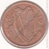 28-86 Ирландия 1 пенни 1946г. КМ # 11 бронза 9,45гр. 30,9мм - 28-86 Ирландия 1 пенни 1946г. КМ # 11 бронза 9,45гр. 30,9мм