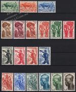 Камерун Французский 19 марок п/с 1946г. YVERT №276-294** MNH OG (1-12)