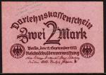 Германия 2 марки 1922г. P.62 UNC