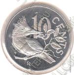  5-43	Британские Виргинские Острова 10 центов 1973г. КМ #3 PROOF медно-никелевая 5,5 гр.