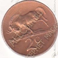 31-61 Южная Африка 2 цента 1965г. КМ # 66.1 бронза 4,0гр. 22,45мм