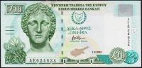 Кипр 10 фунтов 2001г. P.62с - UNC