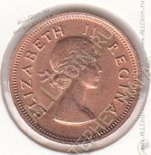27-129 Южная Африка 1/4 пенни 1955г КМ # 44 бронза 2,8гр.  - 27-129 Южная Африка 1/4 пенни 1955г КМ # 44 бронза 2,8гр. 