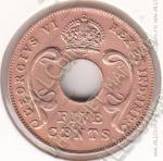 9-99 Восточная Африка 5 центов 1941г. КМ # 35.1 бронза 6,32гр.