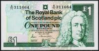 Шотландия 1 фунт 1989г. P.351а(2) - UNC
