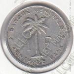 16-134 Руанда-Урунди 1 франк 1957г. КМ # 4 алюминий 1,4гр.