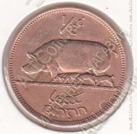 28-87 Ирландия 1/2 пенни 1942г. КМ # 10 бронза 5,67гр. 25,5мм