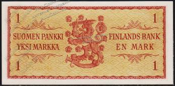 Финляндия 1 марка 1963г. P.98(9) - UNC - Финляндия 1 марка 1963г. P.98(9) - UNC