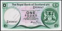 Шотландия 1 фунт 1985г. P.341в(3) - AUNC