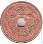 2-90 Восточная Африка 10 центов 1941 г. 