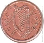 2-177 Ирландия 1 пенни 1948 г. KM# 11 Бронза 9,45 гр. 30,9 мм. - 2-177 Ирландия 1 пенни 1948 г. KM# 11 Бронза 9,45 гр. 30,9 мм.