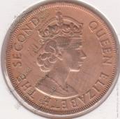 37-74 Восточные Карибы 2 цента 1955г. KM# 3 бронза 9,55гр 30,5мм - 37-74 Восточные Карибы 2 цента 1955г. KM# 3 бронза 9,55гр 30,5мм