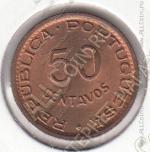 16-135 Мозамбик 50 сентаво 1957г. КМ # 81 UNC бронза 