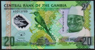 Гамбия 20 даласи 2014г.  P.NEW - UNC  - Гамбия 20 даласи 2014г.  P.NEW - UNC 