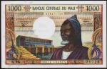 Банкнота Мали 1000 франков 1970-84 года. P.13в - UNC