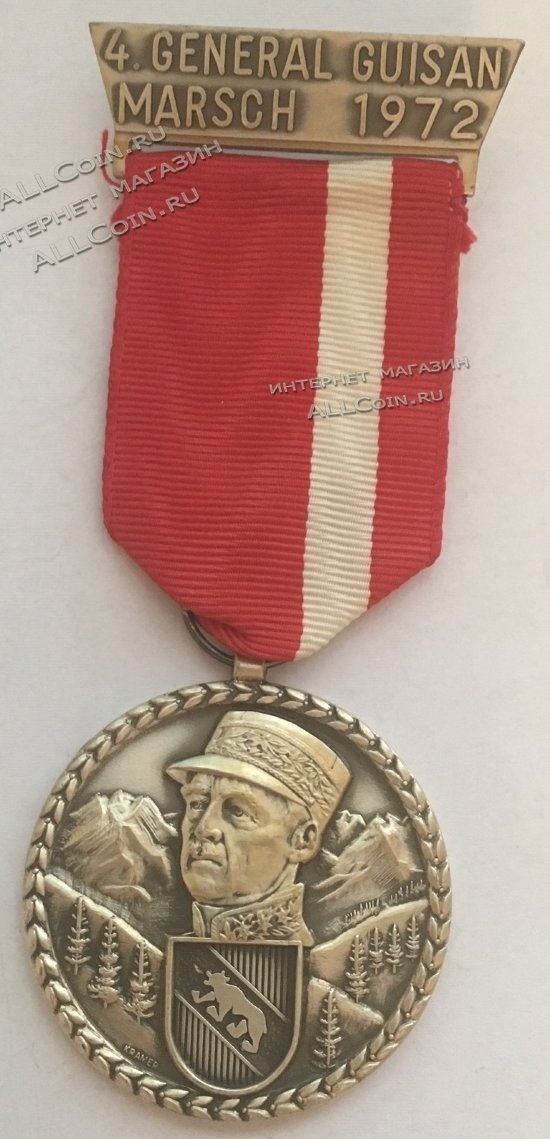 #133 Швейцария спорт Медаль Знаки 