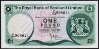 Шотландия 1 фунт 1981г. P.336(10) - UNC