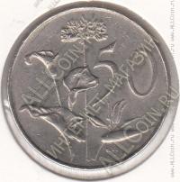 31-64 Южная Африка 50 центов 1977г. КМ # 87 никель 9,5гр. 27,9мм