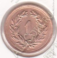 35-112 Швейцария 1 раппен 1940г. КМ # 3,2 бронза 1,5гр. 16мм