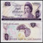 Новая Зеландия 2 доллара 1975-77г. P.164с - UNC