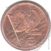 5-172 Кипр 2 евроцента 2003г.  - 5-172 Кипр 2 евроцента 2003г. 