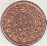 20-173 Индия 1/12 анна 1920г.