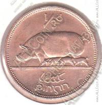 6-153 Ирландия 1/2 пенни 1966 г. KM# 10 UNC Бронза 5,67 гр. 25,5 мм.