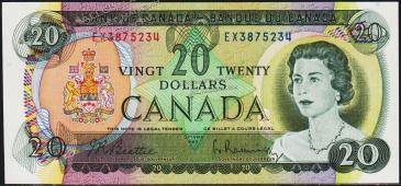 Канада 20 долларав 1969г. P.89а - UNC - Канада 20 долларав 1969г. P.89а - UNC