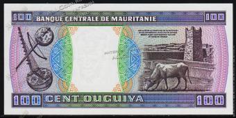 Мавритания 100 угйя 1985г. P.4с - UNC - Мавритания 100 угйя 1985г. P.4с - UNC
