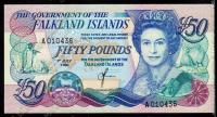 Фолклендские острова 50 фунтов 1990г. P.16a - UNC