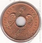 9-100 Восточная Африка 5 центов 1964г. КМ # 39 UNC бронза 5,69гр. 
