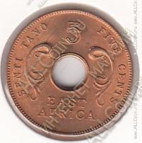 9-100 Восточная Африка 5 центов 1964г. КМ # 39 UNC бронза 5,69гр. 