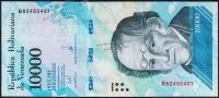 Банкнота Венесуэла 10000 боливаров 13.12.2017 года. P.98в - UNC
