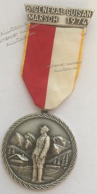 #134 Швейцария спорт Медаль Знаки