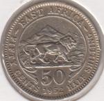 36-153 Восточная Африка 50 центов 1952г.