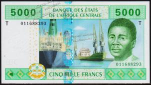 Конго 5000 франков 2002г. P.109Т - UNC - Конго 5000 франков 2002г. P.109Т - UNC