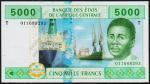 Конго 5000 франков 2002г. P.109Т - UNC