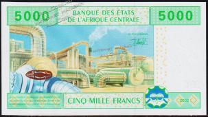 Конго 5000 франков 2002г. P.109Т - UNC - Конго 5000 франков 2002г. P.109Т - UNC