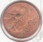 19-20 Италия 10 чентезимо 1937г. КМ # 60 R бронза 5,34гр. 23мм