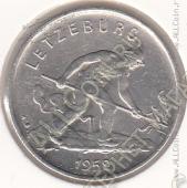22-34 Люксембург 1 франк 1952г. КМ # 46,2 медно-никелевая 4,0гр. 21мм - 22-34 Люксембург 1 франк 1952г. КМ # 46,2 медно-никелевая 4,0гр. 21мм