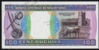 Мавритания 100 угйя 1993г. P.4f - UNC - Мавритания 100 угйя 1993г. P.4f - UNC