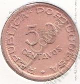 24-102 Ангола 50 сентаво 1954г. КМ # 75 бронза 4,0гр. 20мм - 24-102 Ангола 50 сентаво 1954г. КМ # 75 бронза 4,0гр. 20мм