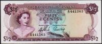 Багамские острова 1/2 доллара 1965г. P.17а - UNC